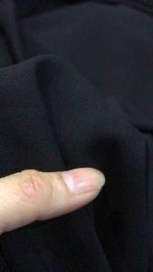 Vải Cotton Lụa Hàn quốc(1)màu đen tuyền dày vừa mềm rũ (khổ 1m5)may đầm váy quần suông set comple thời trang
