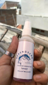 Essen/perangsang/pengumpul spray khusus nilla-mujaer-ikan emas dijamin super gacor!!ukuran big size 60 ml