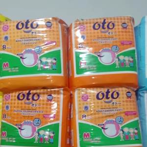 OTO Diapers Adult Pants / Popok Dewasa model Celana ukuran M / L / XL isi 8 pcs