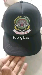 topi jaring trucker ormas gibas free stiker dtf
