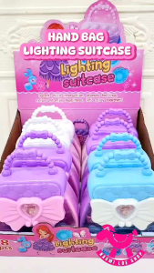 Mainan Beauty Bag Lampu Mainan Salon Anak + Tas Kosmetik LeD Lampu Mainan Make Up Anak Mainan Tas Make Up Anak Tas Kosmetik Led Mainan Anak