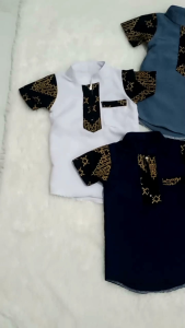 Setelan Koko Anak Mewah Terbaru usia 1-7 tahun - Setelan koko Anak laki2 mixBatik