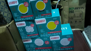 PAKET 1KOTAK ISI 4 PCS LAMPU DOWNLIGHT LED LUBY 3.5W 7W 11W 15W 22 WATT BULAT INBOW TANAM PLAFON PUTIH 6500K / KUNING WARM WHITE 3000K