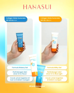 HANASUI Collagen Water Sunscreen Spf 30 & Spf 50 PA++++ (30ml) | COD | Sun Protector | BPOM | HALAL