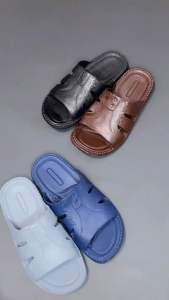 Sandal Selop Karet Pria Dewasa / Remaja / Model Sendal Slide Slip on Casual Santai Rumah Hotel Outdoor Kamar Mandi Murah / Bahan Premium Lentur Empuk Ringan Kuat Anti Slip Anti Air - TAMARALINE 185