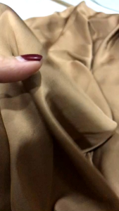 vải phi lụa hàn màu nâu_( khổ 1m5) mềm rũ may đầm váy áo kiểu áo dài thiết kế vv