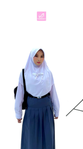 Kerudung Rabbani Kalia Serut Depan