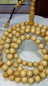 Tasbih dzikir muslim kayu kemuning mas super ukuran bulat 12 mm isi 99 butir bisa COD bayar di tempat