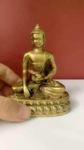 Tượng đồng phật thích ca mâu ni 9 cm
