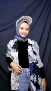 Kemeja Vintage Wanita Lengan Pendek Casual | Bahan Rayon Viscose