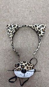 READY STOCK Kids Children Leopard Animal Hairband Headband Safari Wild Animal Story book Movie Character