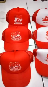TOPI HUT RI 80 Tahun / TOPI BASEBALL HUT RI KE 80 / TOPI BASEBALL KEMERDEKAAN RI 80 BISA BAYAR DITEMPAT (COD)