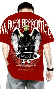 T-SHIRT BAJU KAOS MOTIF ANGEL HEAVEN  DISTRO PRIA WANITA OUTFIT COWOK CEWEK GAMBAR TERBARU TERMURAH