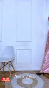 Gamis Cristal Burkat | Gamis Pesta Wanita Muslim | Gamis Maxmara Silk Premium | Baju Wanita Muslim