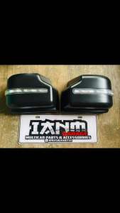SIDE MIRROR COVER SUZUKI DA64W WITH LED LIGHTS MATTE BLACK VERSION