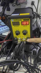 เครื่องเป่าลมร้อน+หัวแร้งของGORDAK รุ่น968D