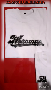 Baju Couple Family Motif Beloved Daddy Mommy | Kaos Pasangan Keluarga Motif Beloved Daddy Mommy | Kaos Couple Keluarga Bahan Katun 30s Harga Satuan