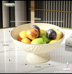 Mangkuk Tirisan Buah/Wadah Penyimpanan Buah Mewah Ringan dan Praktis