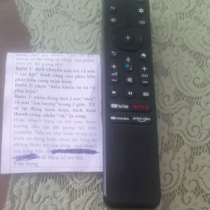 Remote điều khiển Tivi Sony có giọng nói RMF-TX800P. Bảo hành 12 tháng.