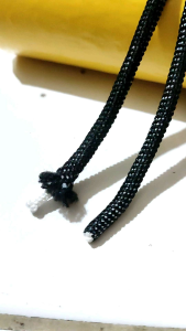 tali kur motif rajut ulir denim 5mm. jual per meter