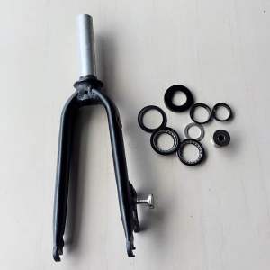 Fork Garpu Oversize Drat Dalam Alloy Cakram Sepeda Lipat Ban 16 Murni & 16 Plus