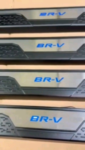 Sillplate Samping Honda BRV BR-V 2022 2024 2025 2026 2027 Platinum Hitam Chrome Non Lampu + LED .