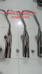 HONDA SUPREMO 150 APR POWER PIPE 44 MM TIP WITH FREE SILENCER