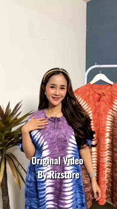 Daster kaos abstrak standar dan jumbo model tali dada non busui