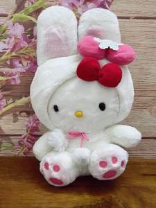 Hello kitty nhồi bông Halloween cosplay bí đỏ 28cm 2 hand