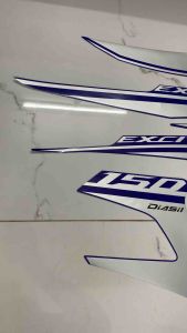 Bộ tem xe yamaha exciter 150 2017 màu xanh GP hàng nhập Thái Lan theo xe chất lượng cao nhập khẩu Thái lan dành riêng cho dòng xe này tem xe hàng 3 lớp mới 100%  giá bán cực tốt bán lẻ như bán sỉ