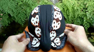 Blangkon Jawa Jogja Mataram Royal Quality Motif Kawung Barong Tanpa Sidangan