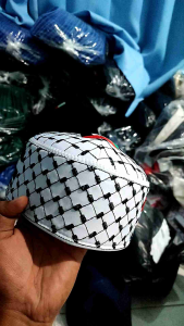 PECI PALESTINA FULL BORDIR KOPIAH SONGKOK TERBARU