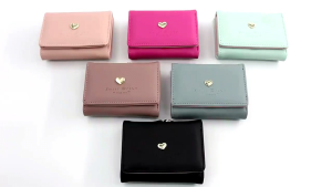 Dompet Clutch Compact Wanita Lipat 3 Premium