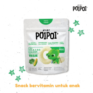 SNACK ANAK BERVITAMIN POIPOI RENYAH MUDAH LUMER 25 GRAM TERSEDIA 3 VARIAN (1 TAHUN+)