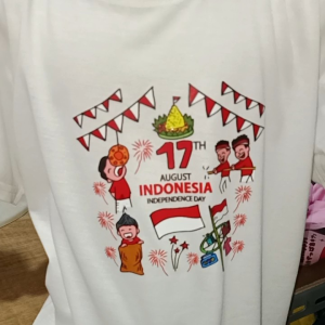 Kaos Anak 17 Agustus Usia 2-10 Tahun Cowok & Cewek