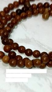 Tasbih muslim kaokah kokka kokah model bulat ukuran 8 mm isi 99 butir bisa COD