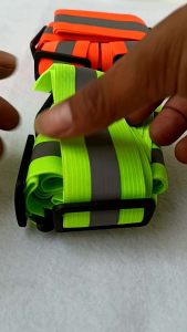 Rompi Safety Karet Elastis Scotlight. Rompi Elastis Karet Nyaman Dipakai. Safety Vest Karet Reflective Tebal Murah Jahitan Kuat Tahan Lama Bukan Tipis