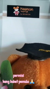 Buket Bunga Boneka Wisuda Murah ukuran 40x30cm