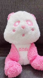 Gấu bông ngồi lông xù mịn mềm size 30cm