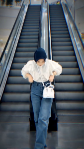 Blouse Ruffle Katun Polo Linen Wanita Korean Style Terbaru