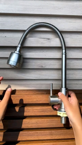 Kran Angsa Flexible Stainless 1/2\" / Kran Cuci Piring