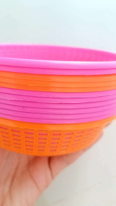 ตะกร้าขนมจีน เกรดA ขนาด500 กรัม 12ใบ ตะกร้าเพาะปลูก