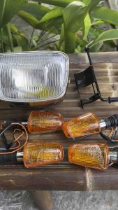 LAMPU DEPAN RX KING NEW OVAL SET SEIN BRAKET