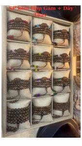 VÒNG TRẦM HƯƠNG 108 hạt mix TỲ HƯU đá phong thuỷ mang đến may mắn tài lộc phú quý tình duyên Mang Đến Bình An Tài Lộc May Mắn Tặng Kèm Hộp Gấm Cao Cấp Trầm Hương Đức Nam