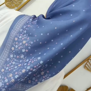 hijab/kerudung segi empat motif serries bunga laserrcute voal premium printing
