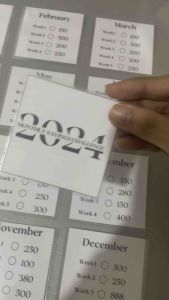 Mini Monthly Savings Envelope 2024: A Budgeting Aid & Personal Finance Organizer