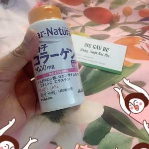[Hàng Nhật date 12/2024 hàm lượng 2000mg] Viên Collagen bổ sung vitaminc q10 Dear Natura cao cấp nội địa Nhật