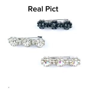 Bros Hijab Panjang / Pashmina / Kerudung / Bros Peniti / Model Bulat Empat (C 3110)