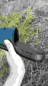 Sandal Slide ILONS Cowboy Full Black Sandal Selop Pria Dan Wanita Terbaru Best Seller Logo Bordir 36-43