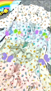 "NCC" Usia 1-5 tahun Gamis Panjang Anak Perempuan ALESA Long Dress Baju Muslim anak